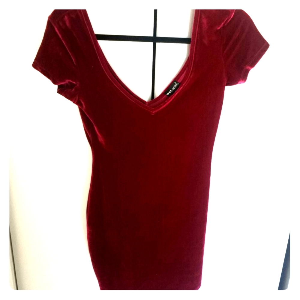 Red Velvet dress